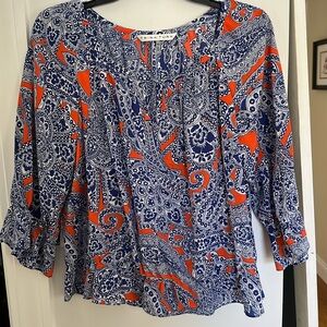 Trina Turk Silk Blouse